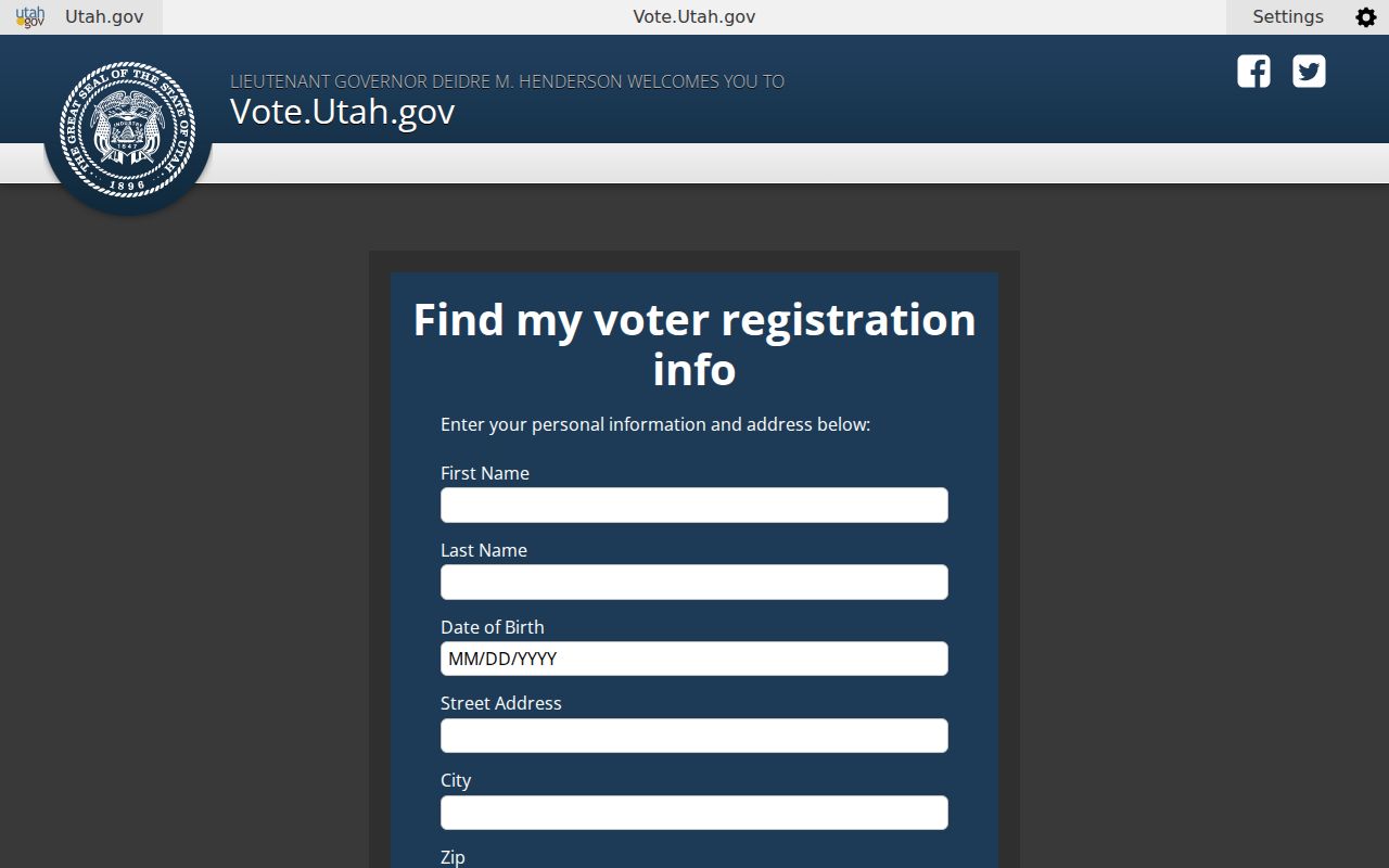 Taylorsville residents directory Utah voter lookup