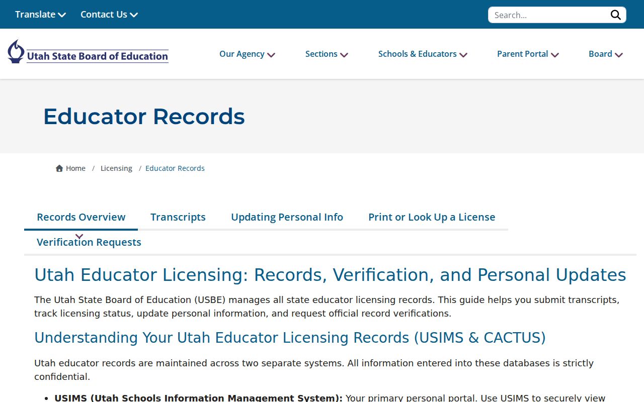 Taylorsville resident lookup educator license search