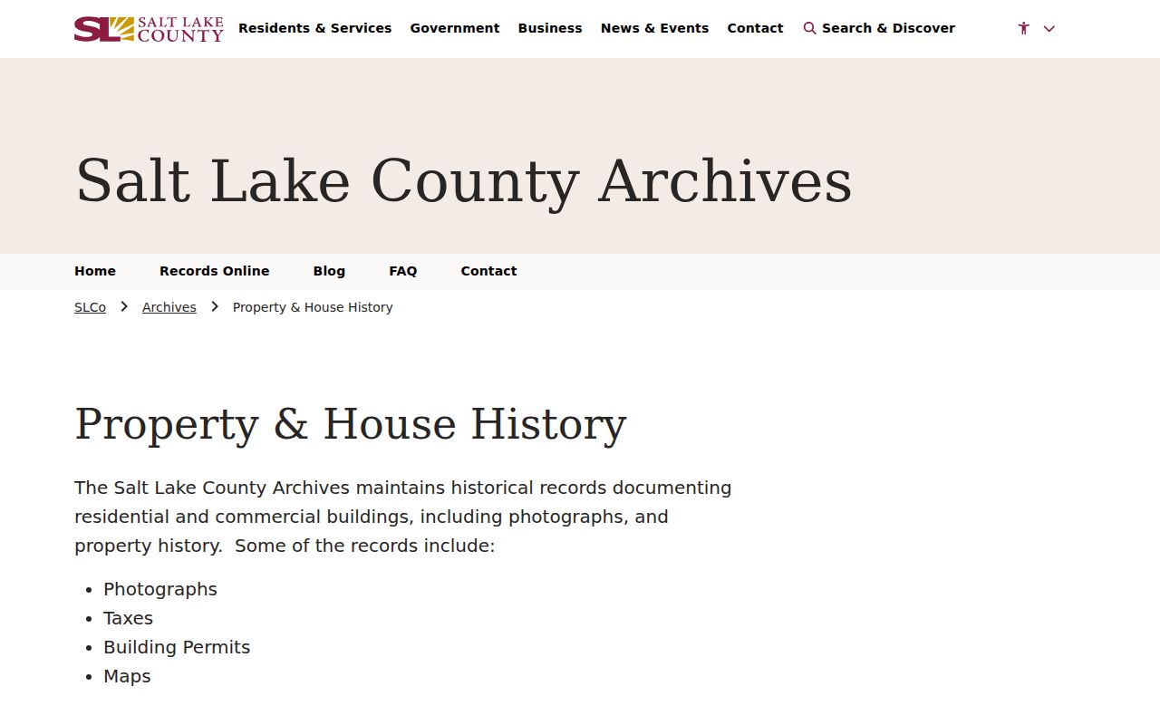 Taylorsville street directory house history address search